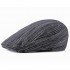 Mens Outdoor Summer Breathable Thin Beret Hat Solid Newsboy Cabbie Flat Caps Visor