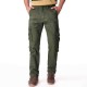 Mens Plus Big Size 30-46 Cargo Pants Outdoors Loose Cotton Multi Pocket Causal Solid Color Pants