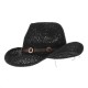 Mens Rush Straw Lightweight Casual Wide Brim Gambler Hat