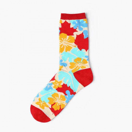 Mens Women British Style Cotton Socks Casual Warm Breathable Middle Tube Socks Mens Women British Style Cotton Socks Casual Warm Breathable Middle Tube Socks