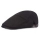 Mens Womens Casual Winter Warm Thicken Adjustable Beret Hat Outdoor Plain Newsboy Caps