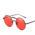 Mens Womens Circle Round Vintage Anti-UV Eyeglasses Clear Lens Casual Sunglasses