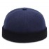 Mens Womens Cotton Adjustable French Brimless Hats Outdoor Plain Skullcap Sailor Cap