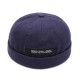 Mens Womens Cotton Adjustable Solid French Brimless Hats Vogue Skullcap Sailor Cap