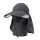 Mens Womens Summer Sunshade Muti-use Sun Hat Outdoor Casual Anti UV Sports Removable Baseball Hat