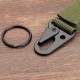 Mens Womens Tactical Gear Clip Band Gear Keeper Pouch Key Chain Nylon Belt Hanger Keychain