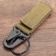 Mens Womens Tactical Gear Clip Band Gear Keeper Pouch Key Chain Nylon Belt Hanger Keychain