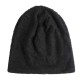 Mens Womens Vogue Cotton Double Layers Beanie Caps Slouch Ripple Earmuffs Knitted Hat