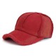 Mens Womens Winter Cotton Adjustable Thicken Baseball Cap Vintage Plush Warm Forward Hat