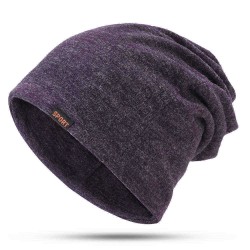 Mens Womens Winter Cotton Multifunctional Beanie Cap Scarf Outdoor Warm Brimless Hat