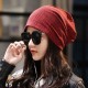 Mens Womens Winter Slouchy Beanie Caps Outdoor Double Layers Earmuffs Brimless Bonnet