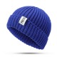 Mens Womens Winter Warm Knit Brimless Beanie Cap Outdoor Foldable Rolled Cuff Skullcap