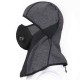 Mens Womens Winter Windproof Fleeces Riding Mask Outdoor Ski Neck Protector Face Mask Cap