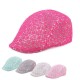 Mesh Lace Beret Hat Summer Breathable Sunshade Adjustable Visor Cabbie Cap For Women Lady