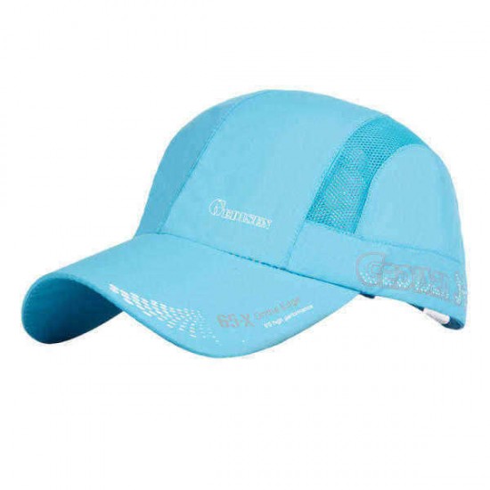 Mesh Quick Drying Baseball Hat Summer Breathable Outdooors Climbing Fishing Visor Snapback Cap