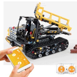 MoFun DIY 2.4G Block Building Programmable APP/Stick Control Voice Interaction Smart RC Robot Car