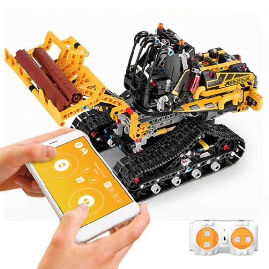 MoFun DIY 2.4G Block Building Programmable APP/Stick Control Voice Interaction Smart RC Robot Car