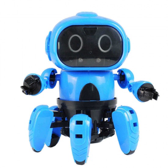 MoFun DIY Stem 6-Legged Gesture Sensing Infrared Avoid Obstacle Walking Robot Toy