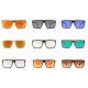 Multi-color Fshion Driving Glasses Square Retro Frame Sunglasses