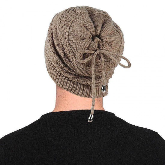 Multi-purpose Winter Plush Knit Beanie Hat Scarf Outdoor Ski Earmuffs Skull Cap