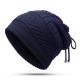 Multi-purpose Winter Plush Knit Beanie Hat Scarf Outdoor Ski Earmuffs Skull Cap