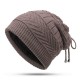 Multi-purpose Winter Plush Knit Beanie Hat Scarf Outdoor Ski Earmuffs Skull Cap