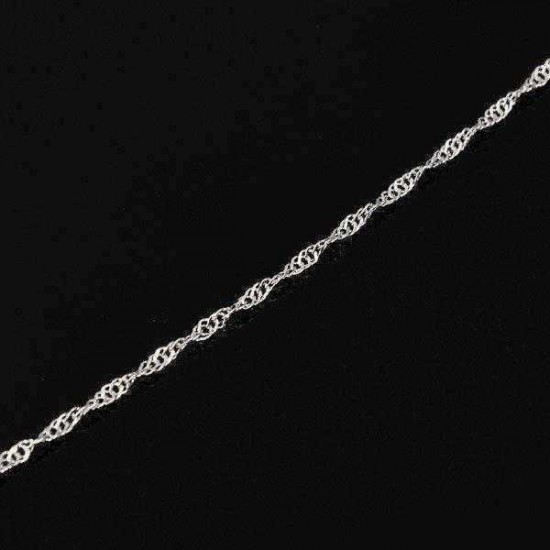 Multi-styles 925 Sterling Silver Link Chain Lobster Clasp Necklace