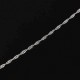 Multi-styles 925 Sterling Silver Link Chain Lobster Clasp Necklace