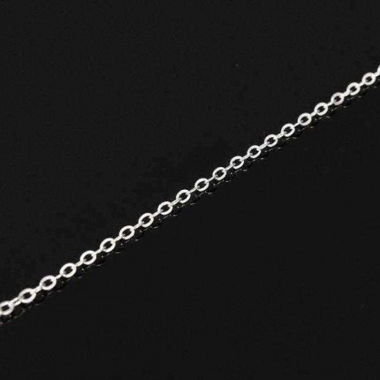 Multi-styles 925 Sterling Silver Link Chain Lobster Clasp Necklace