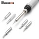 Mustool® MT223 60W Adjustable Temperature Electric Solder Iron Welding Rework Repair Tool with 5pcs Solder Tips I/3C/4C/K/2.4D 110V/220V Option