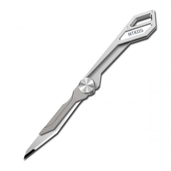 NITECORE NTKO5 97mm 4.7g TC4 Titanium Alloy Ultralight Folding Knife Keychain Knife NITECORE NTKO5 97mm 4.7g TC4 Titanium Alloy Ultralight Folding Knife Keychain Knife