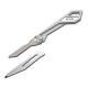 NITECORE NTKO5 97mm 4.7g TC4 Titanium Alloy Ultralight Folding Knife Keychain Knife NITECORE NTKO5 97mm 4.7g TC4 Titanium Alloy Ultralight Folding Knife Keychain Knife