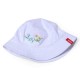 NUZADA Unisex Embroidery Outdoor Double-Sided Fisherman Hat Cotton Bucket Cap Sunshade Fishing Hat