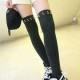 New Arrival Punk Style Cotton Cool Rivet High Stockings