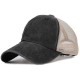 New Summer Fashion Sports Baseball Cap Women Messy Bun Baseball Hat