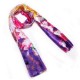 Oil Painting Style Lotus Pattern Scarf Shawl