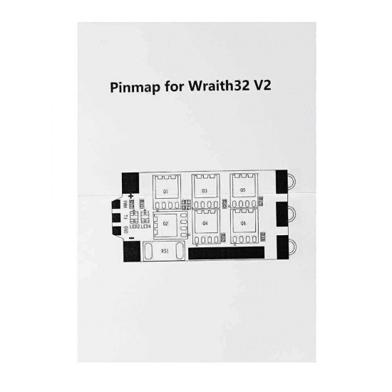 Original Airbot Wraith32 V2 35A BL_32 DShot1200 2-6S ESC w/ RGB LED Current Sensor & 1800uf Cap