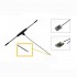 Original FrSky 868MHz Dipole T IPEX4 Receiver Antenna for R9 Mini / R9 MM LBT Version RC Drone