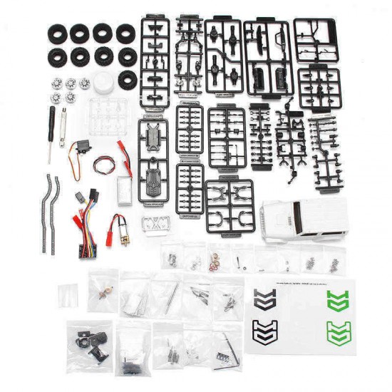 Orlandoo OH35A01 DIY 1/35 2.4G Crawler Kit Motor ESC Servo Battery Combo RC Car KIT