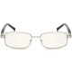 Outdoor Discolored Metal Frame Reading Glasses with Case Casual Presbyopic Glasses