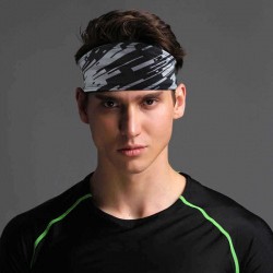 Outdoor Multi-Function Running Fitness Headband Camouflage Sports Anti-Sweat Hair Band