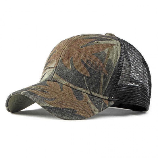 Outdoor Simple Camouflage Military Tactical Baseball Cap Men's Casual Breathable Net Cap