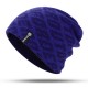 Outdoor Winter Headgear Knit Beanie Hat Men Women Earmuffs Personality Ski Skullcap