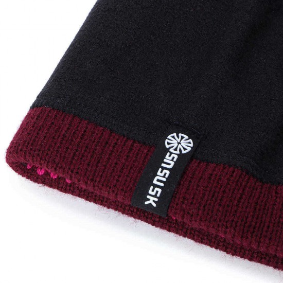 Outdoor Winter Headgear Knit Beanie Hat Men Women Earmuffs Personality Ski Skullcap