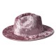 Panama Gold Velvet Female Hat Pink Solid Color Fedoras Cap Ladies Felt Hat Shining Women Jazz Hat