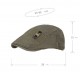 Plus Size Cotton Beret Hat Men Women Winter Adjustable Painter Newsboy Caps