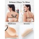 Plus Size Front Closure Strappy Gather Breathable Bra Plus Size Front Closure Strappy Gather Breathable Bra
