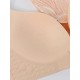 Plus Size Front Closure Strappy Gather Breathable Bra Plus Size Front Closure Strappy Gather Breathable Bra