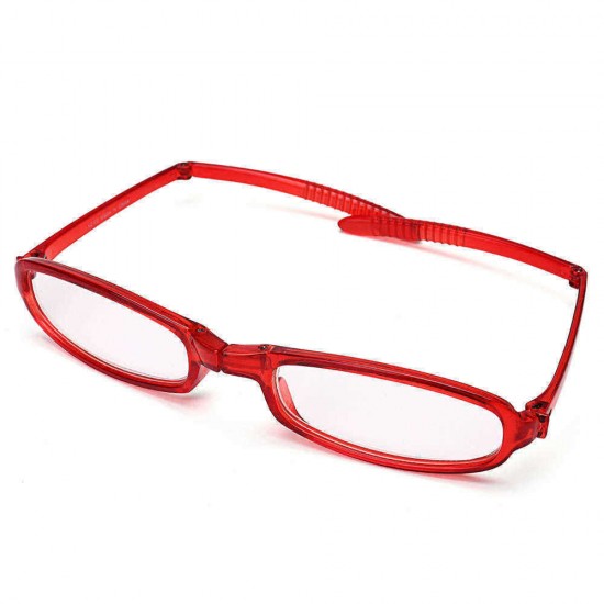 Portable Foldable Senior HD Optical Lens Reading Glasses with Case 1.0 1.5 2.0 2.5