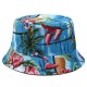 Printed Double-sided Wearable Sun Hat Summer Outdoor Collapsible Bucket Hat